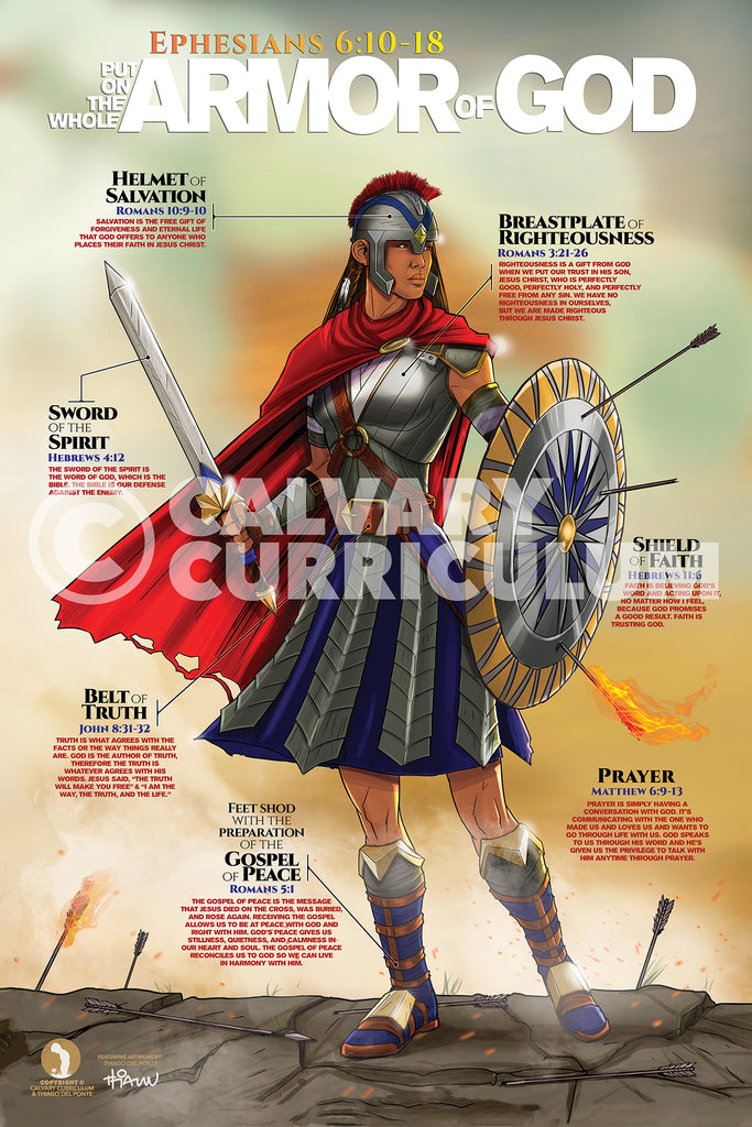 Native American Female (Armor of God) – Calvary Posters