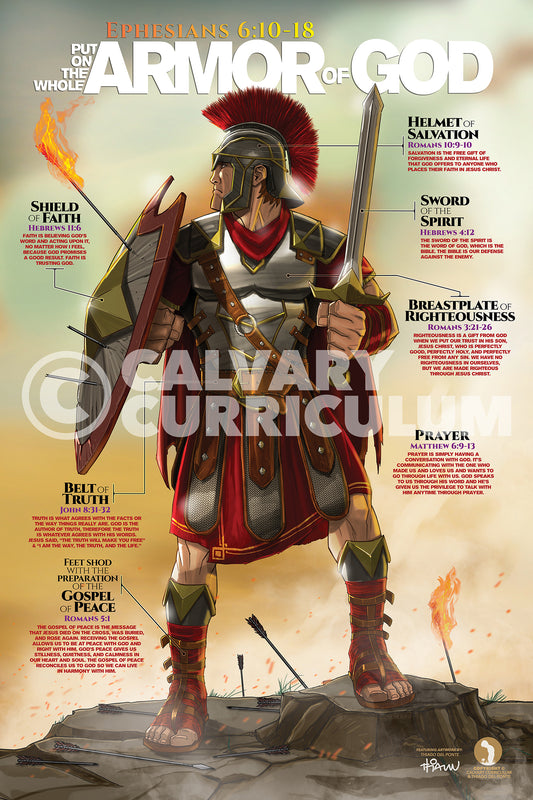 DIGITAL FILE (1920x1280) For Presentations ONLY - Armor of God (Roman) Male