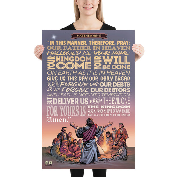 The model prayer calvary posters